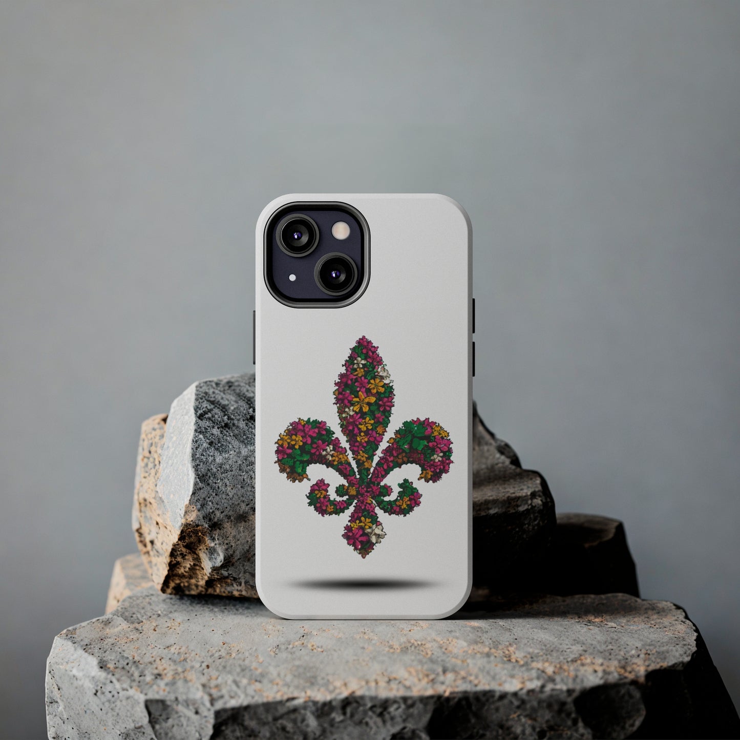 Fleur De Lis in Flowers Tough Phone Cases