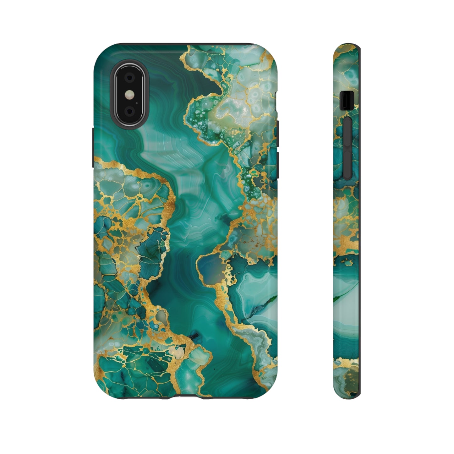 Teal & Gold Tough Cases