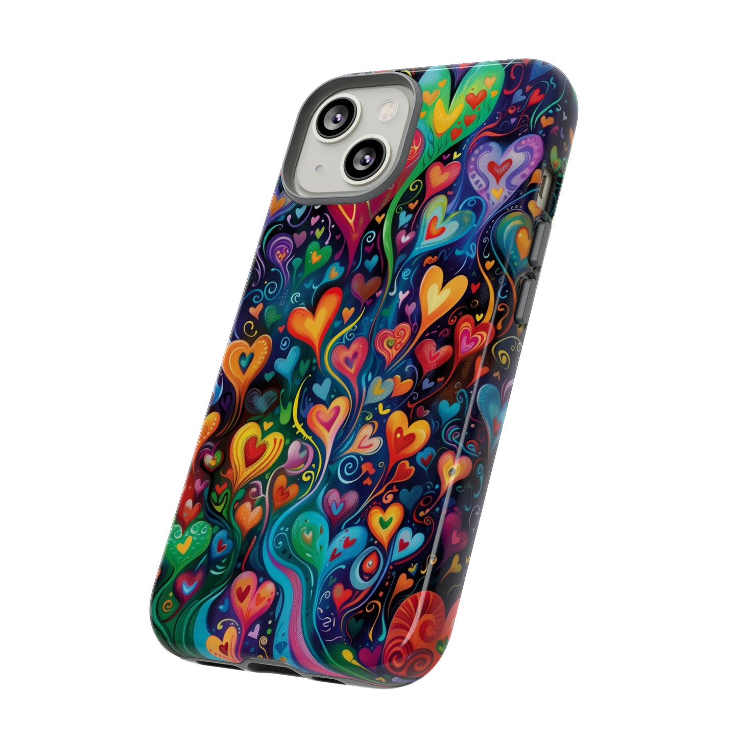 Colorful Hearts Tough Cases