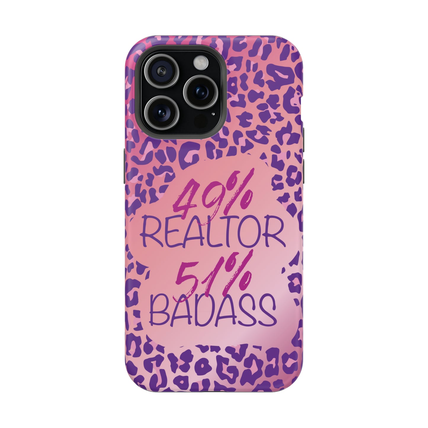 Pink Realtor Badass  MagSafe Tough Cases