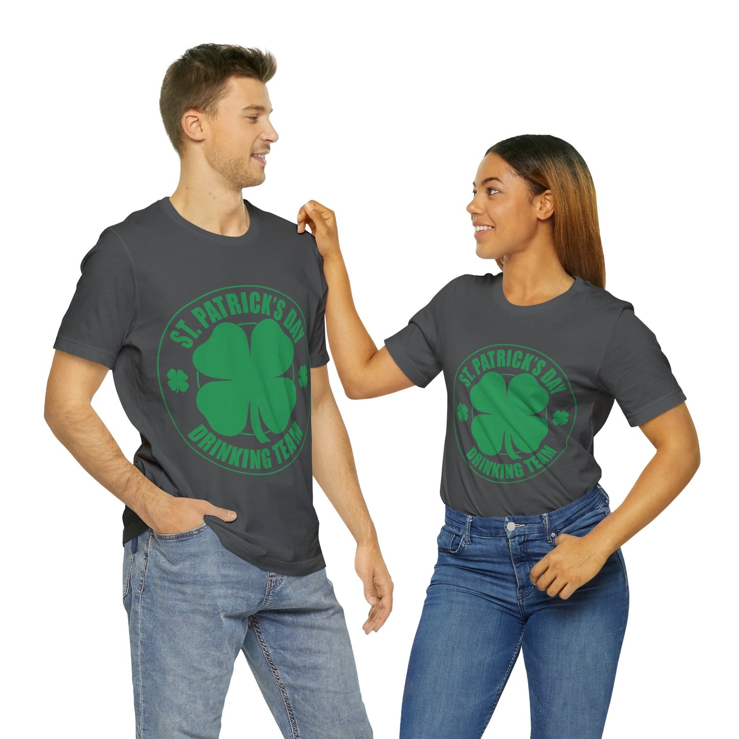 St Patrick's Day Drinking Team Unisex Jersey Short Sleeve Tee