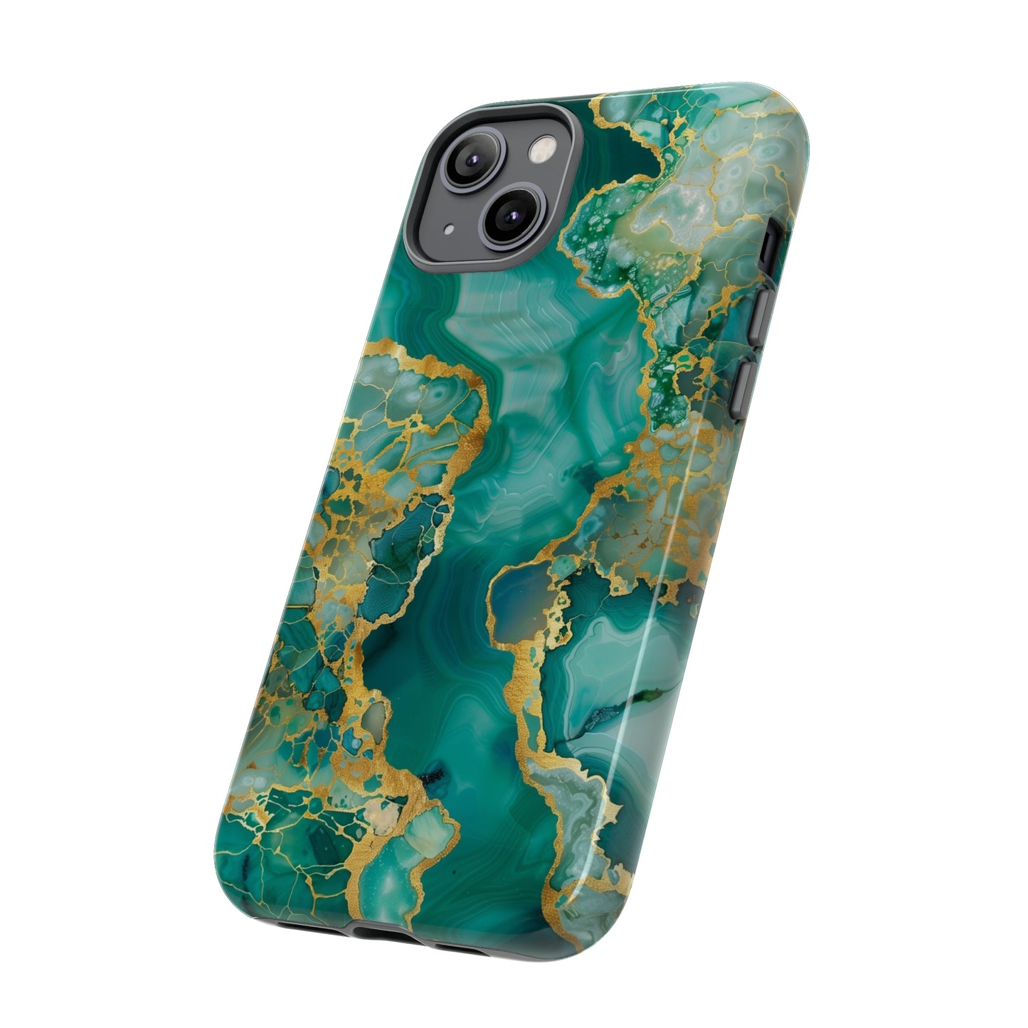 Teal & Gold Tough Cases