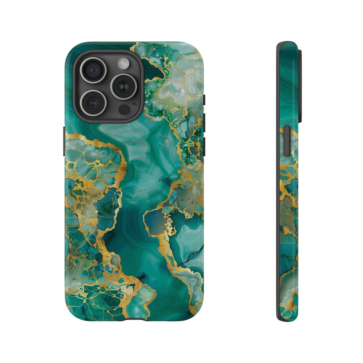 Teal & Gold Tough Cases