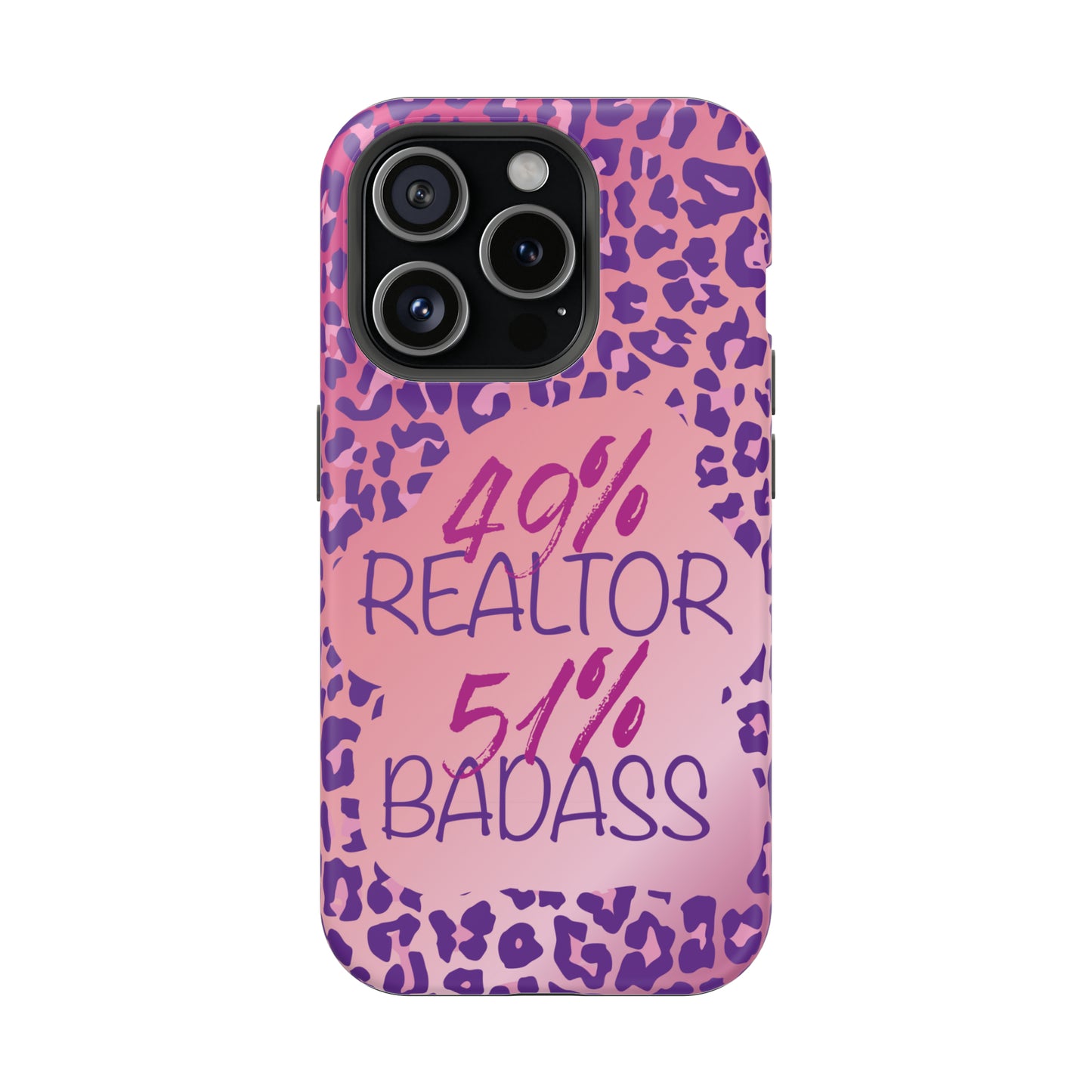 Pink Realtor Badass  MagSafe Tough Cases