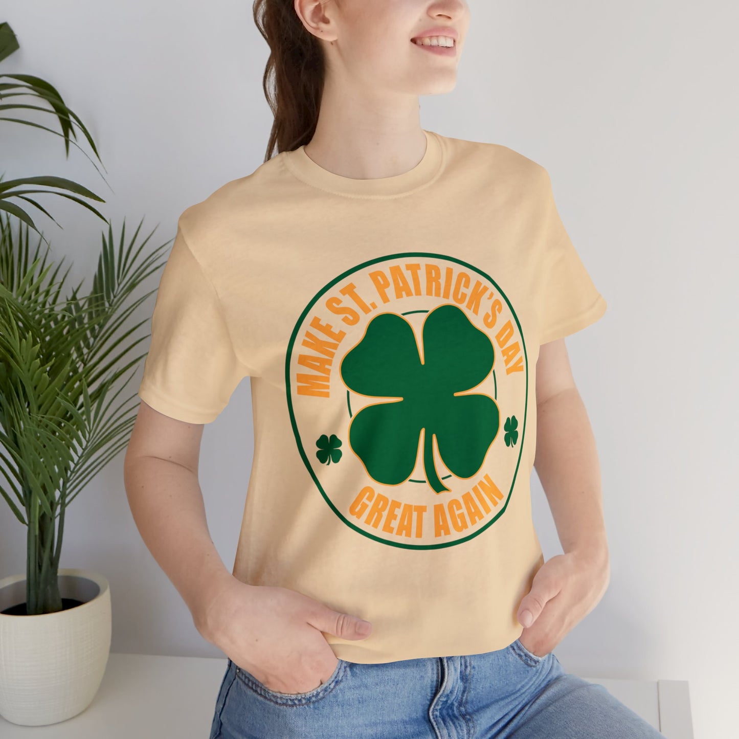 Make St. Patrick's Day Great Again Unisex Short Sleeve Tee