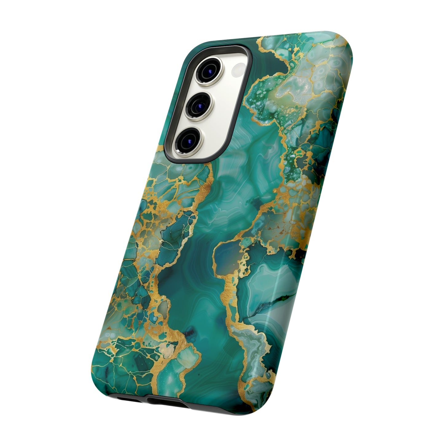 Teal & Gold Tough Cases