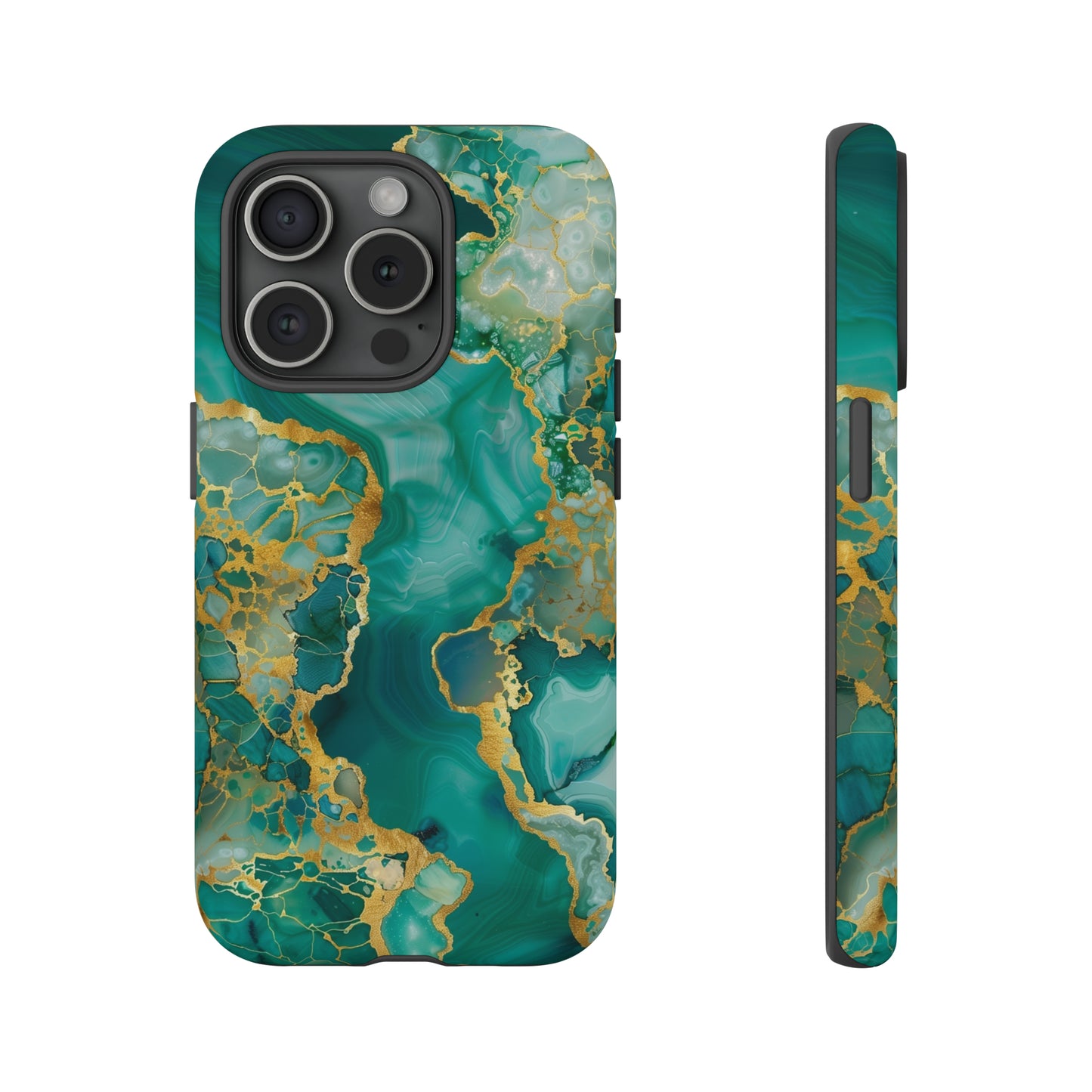 Teal & Gold Tough Cases