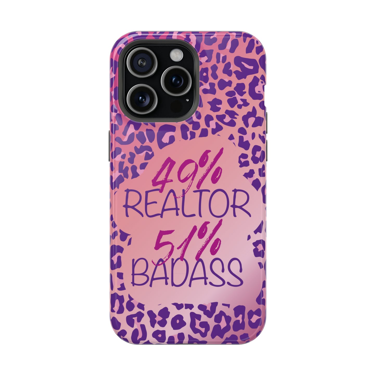 Pink Realtor Badass  MagSafe Tough Cases