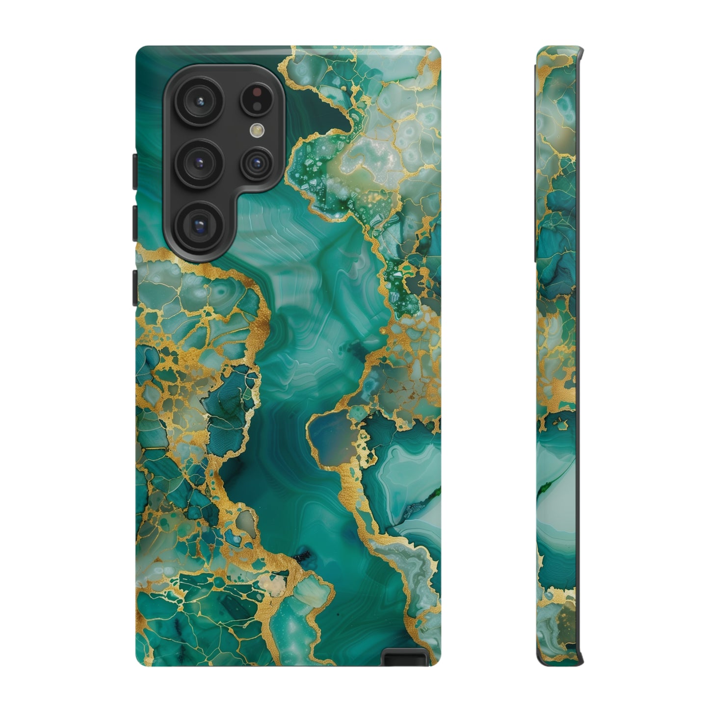 Teal & Gold Tough Cases