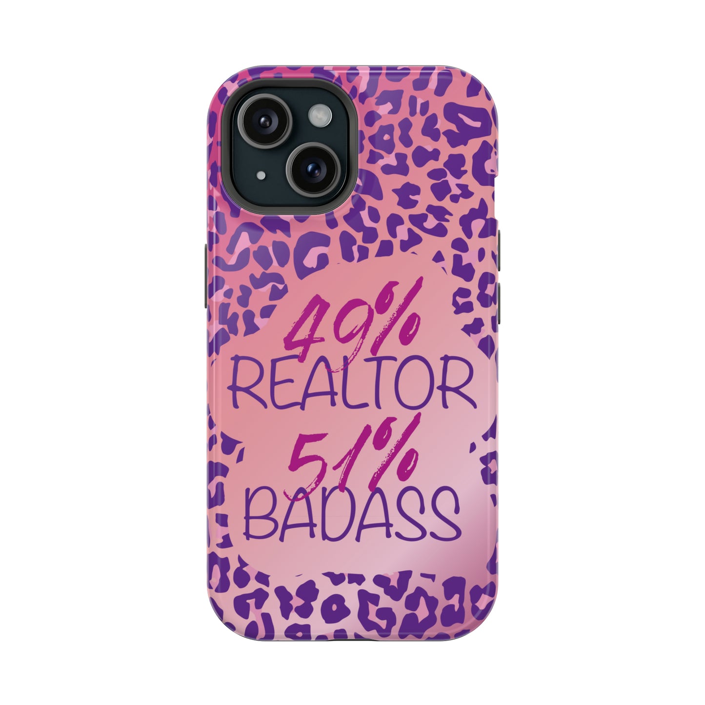 Pink Realtor Badass  MagSafe Tough Cases