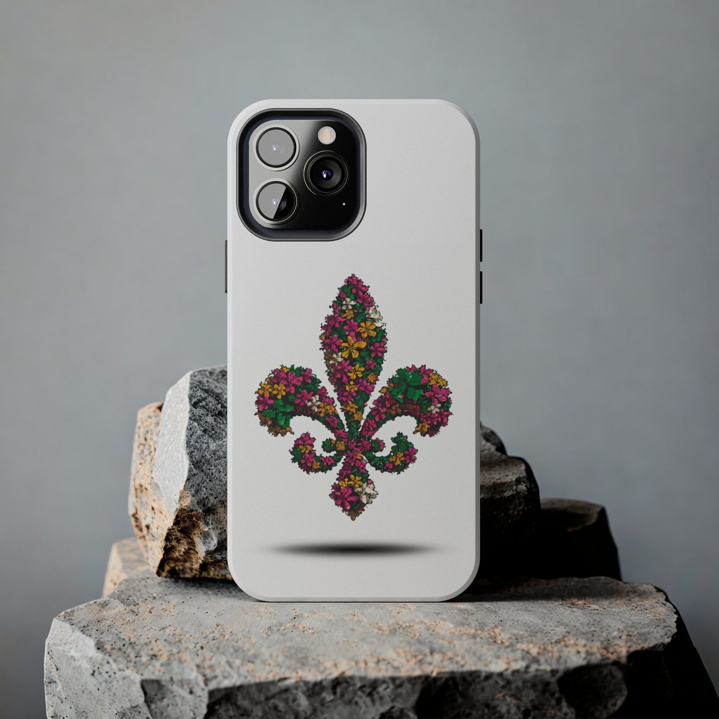 Fleur De Lis in Flowers Tough Phone Cases