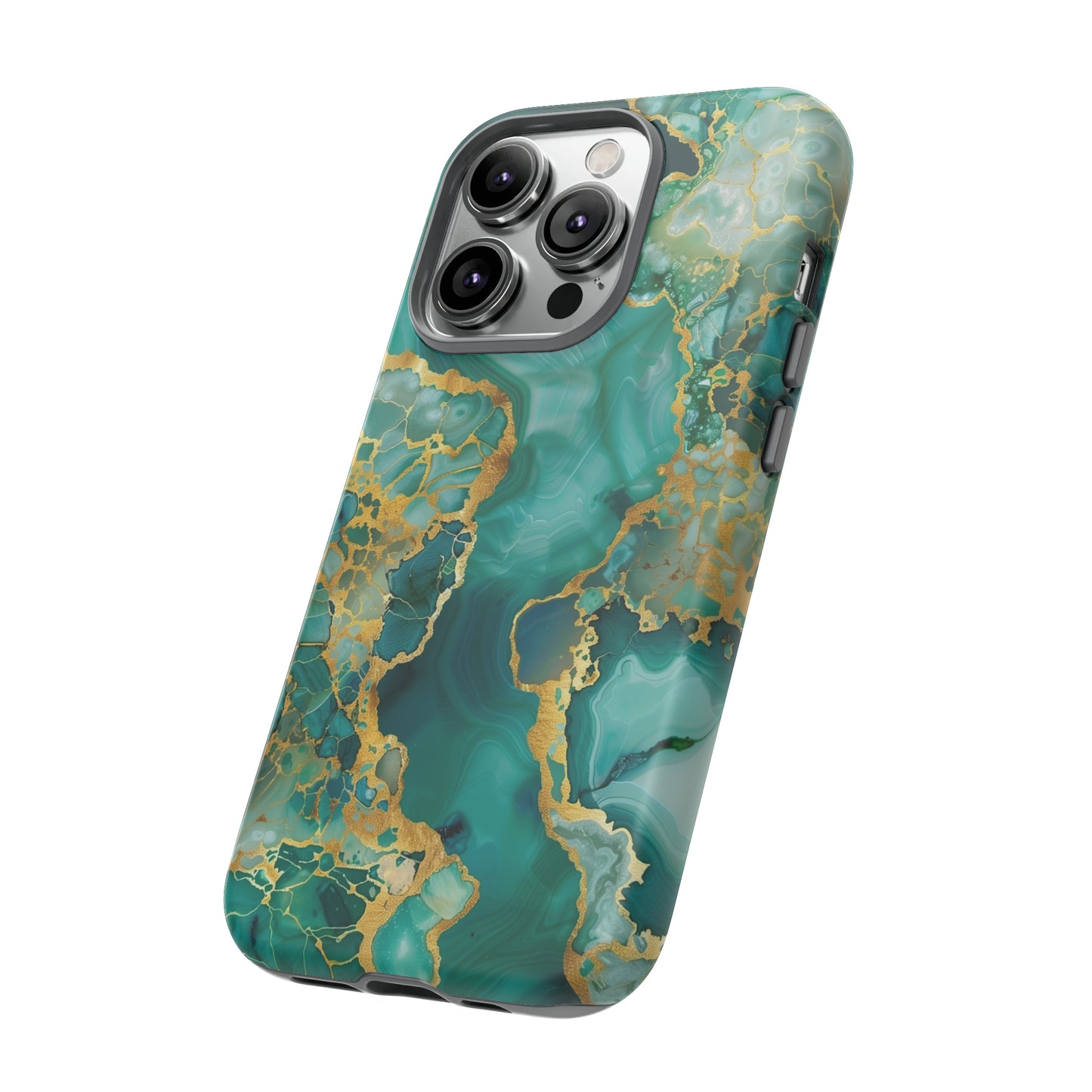 Teal & Gold Tough Cases