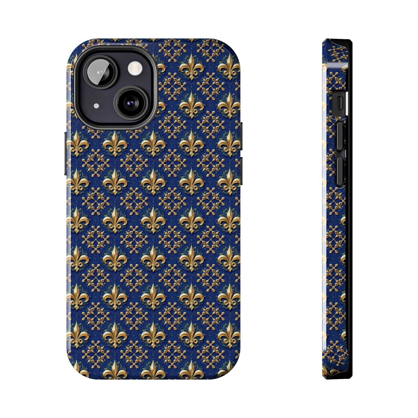 Fleur De lis Pattern Tough Phone Cases