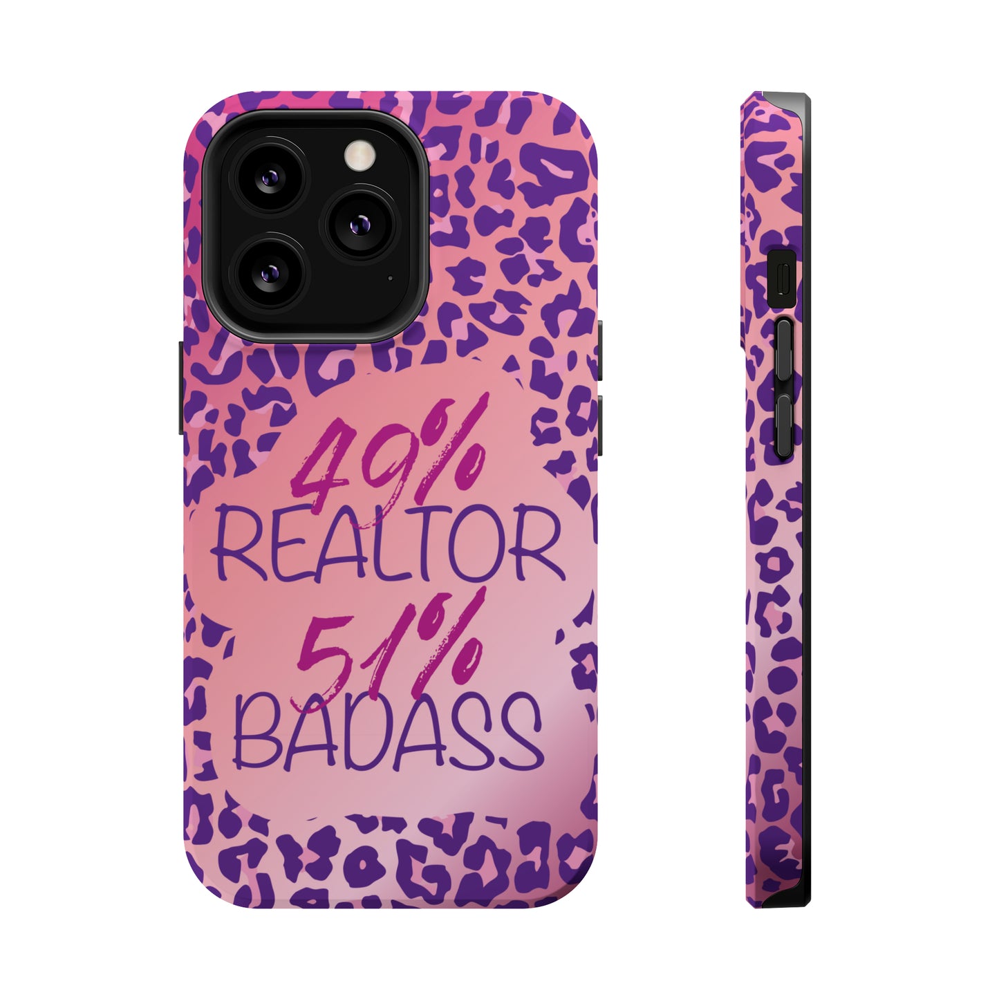 Pink Realtor Badass  MagSafe Tough Cases