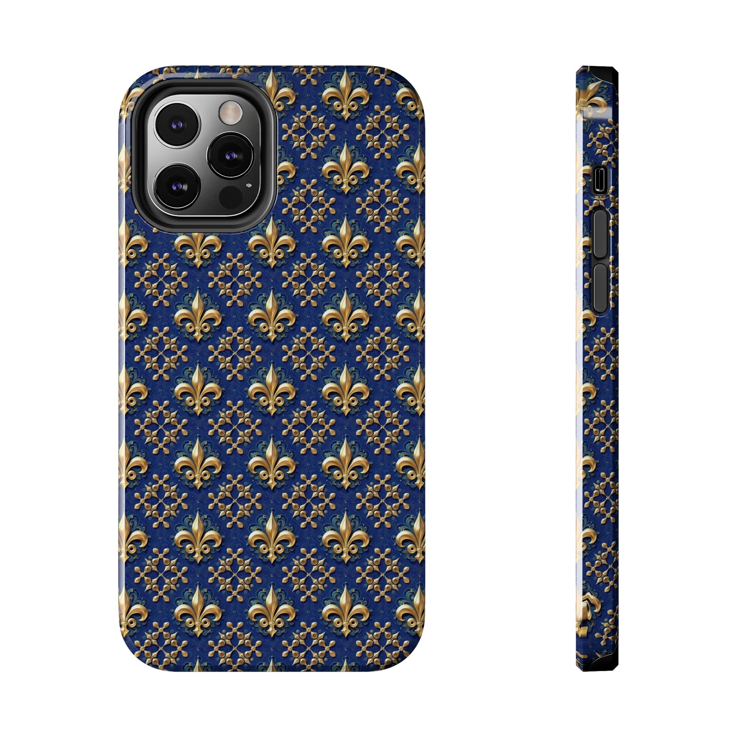 Fleur De lis Pattern Tough Phone Cases