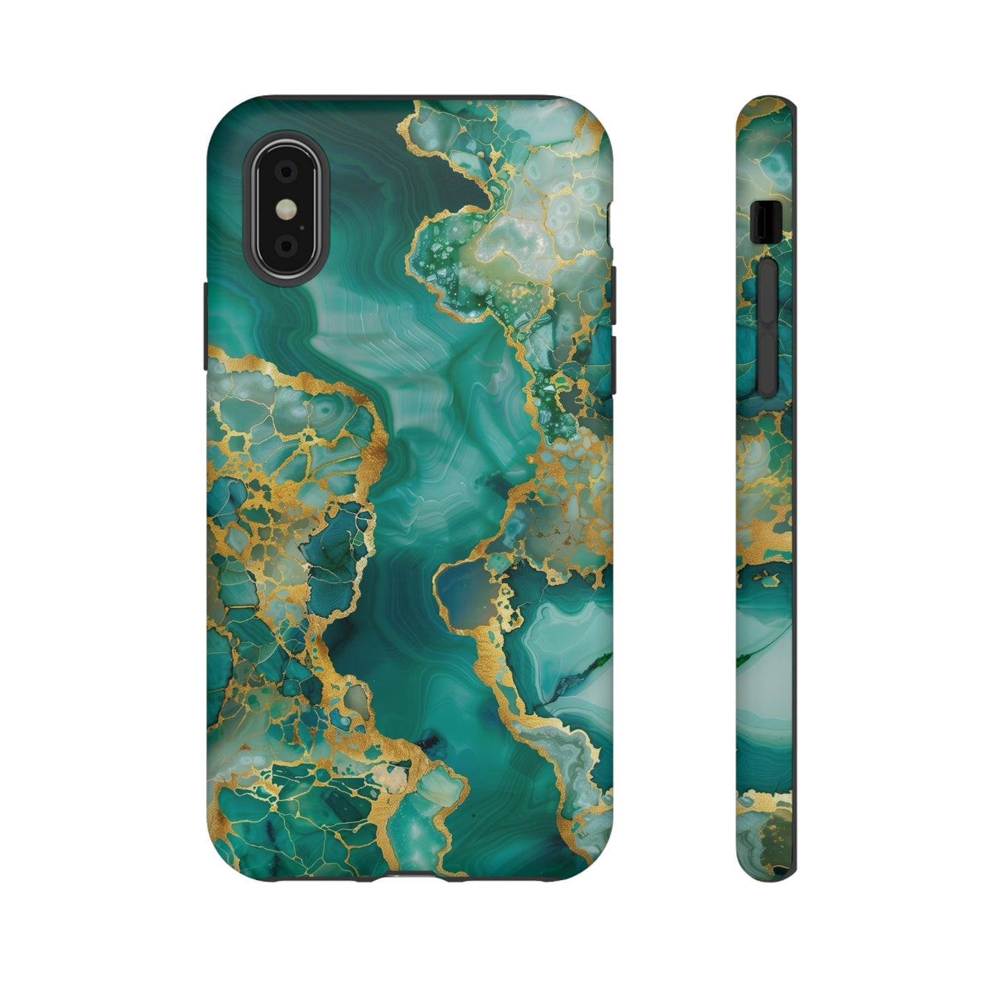 Teal & Gold Tough Cases