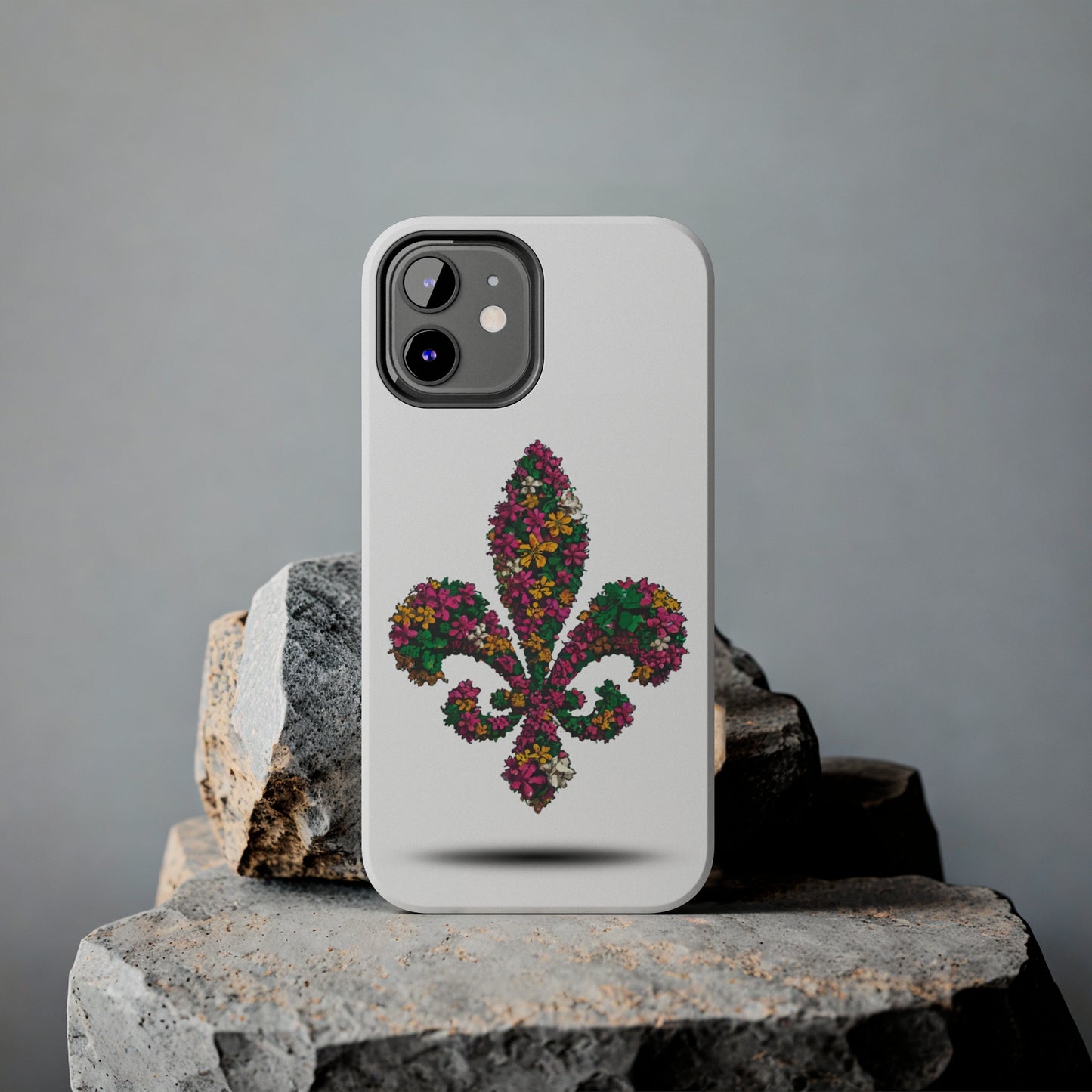 Fleur De Lis in Flowers Tough Phone Cases