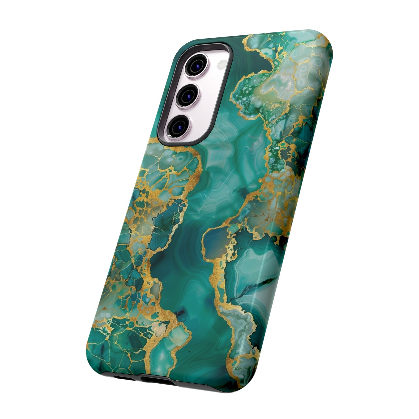 Teal & Gold Tough Cases