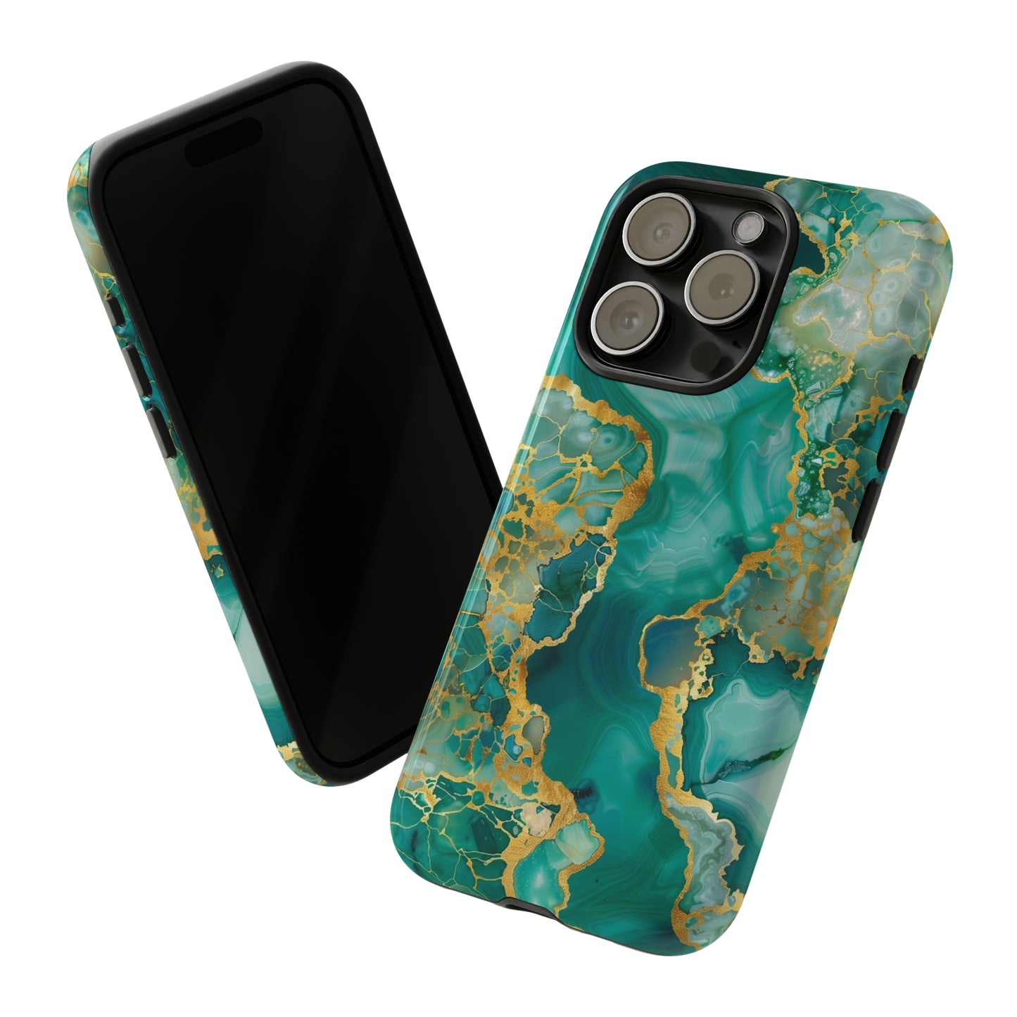 Teal & Gold Tough Cases