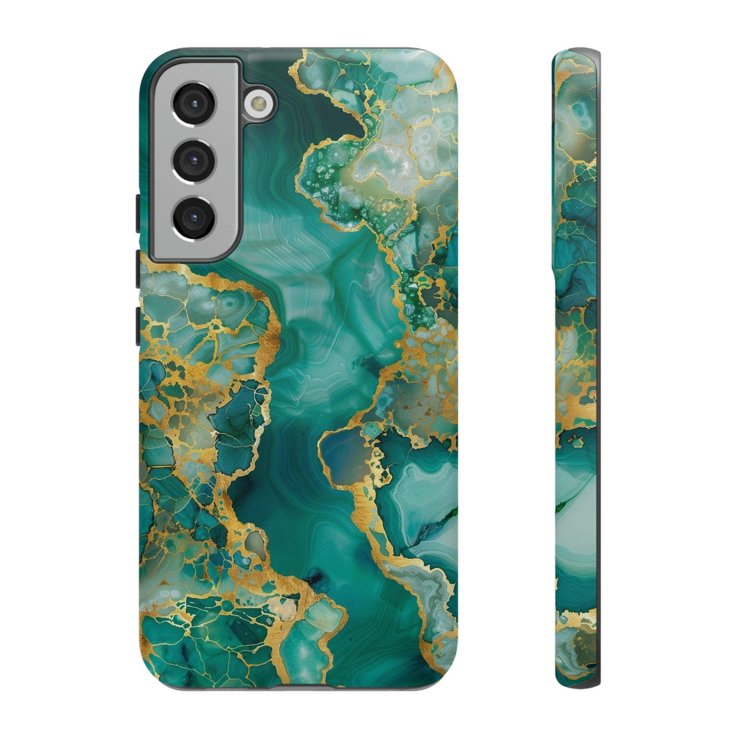 Teal & Gold Tough Cases