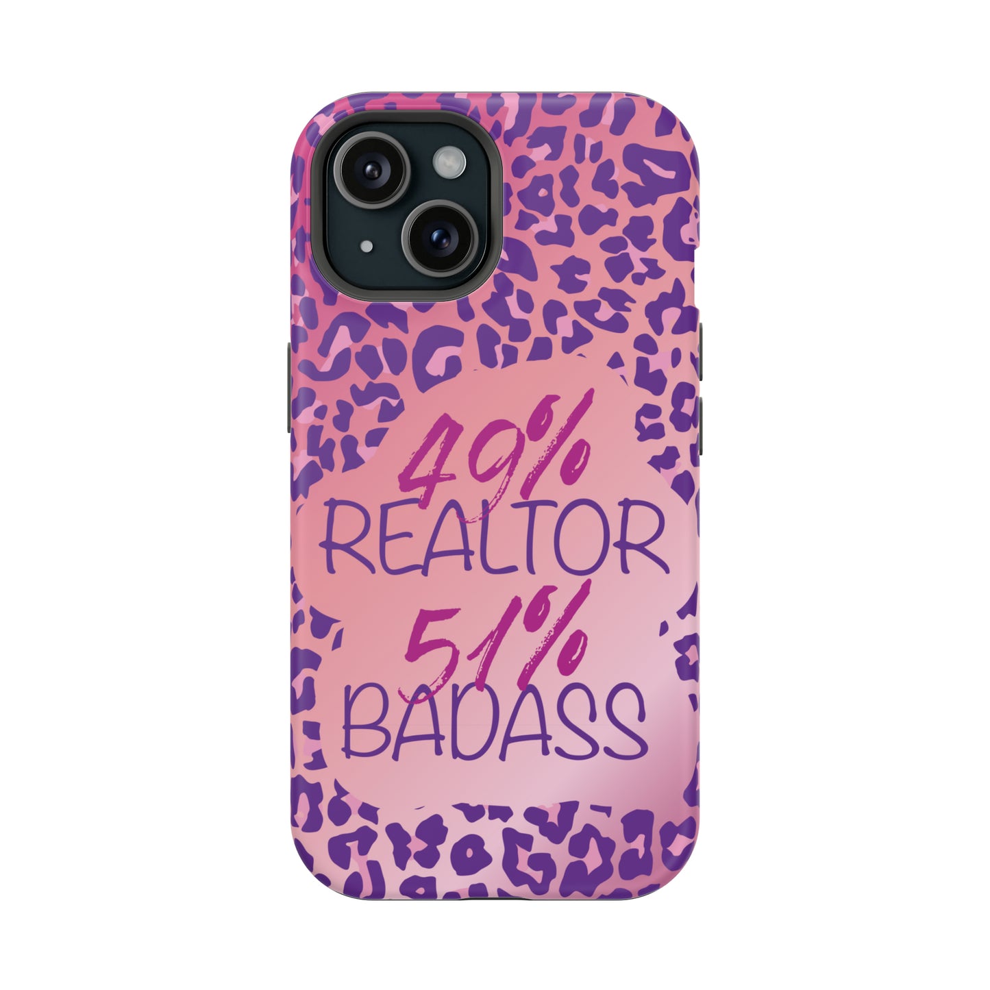 Pink Realtor Badass  MagSafe Tough Cases