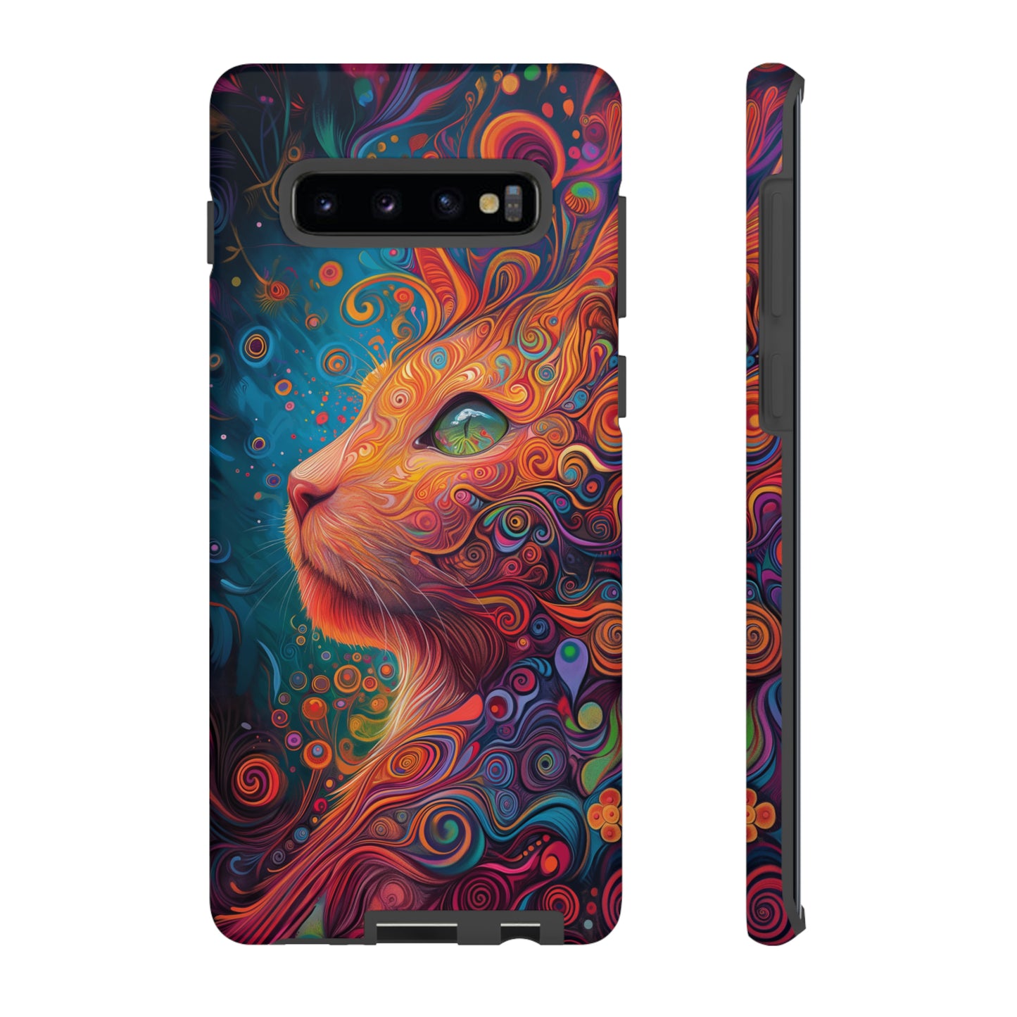 Colorful Cat Tough Cases