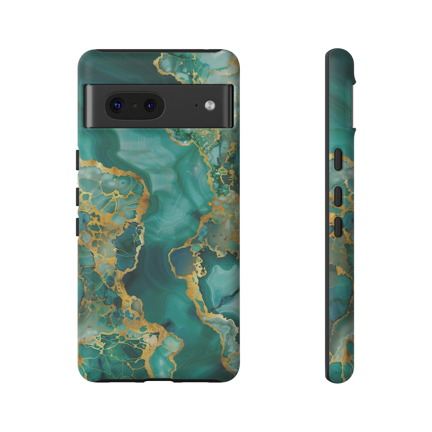 Teal & Gold Tough Cases