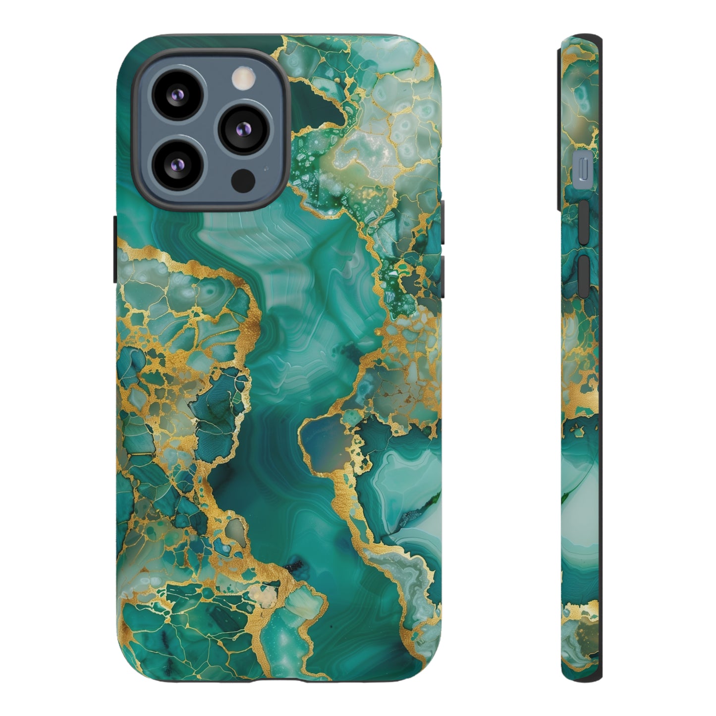 Teal & Gold Tough Cases