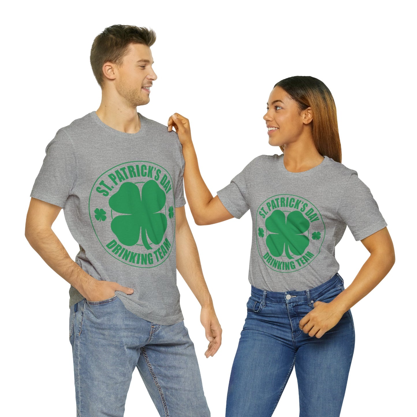 St Patrick's Day Drinking Team Unisex Jersey Short Sleeve Tee