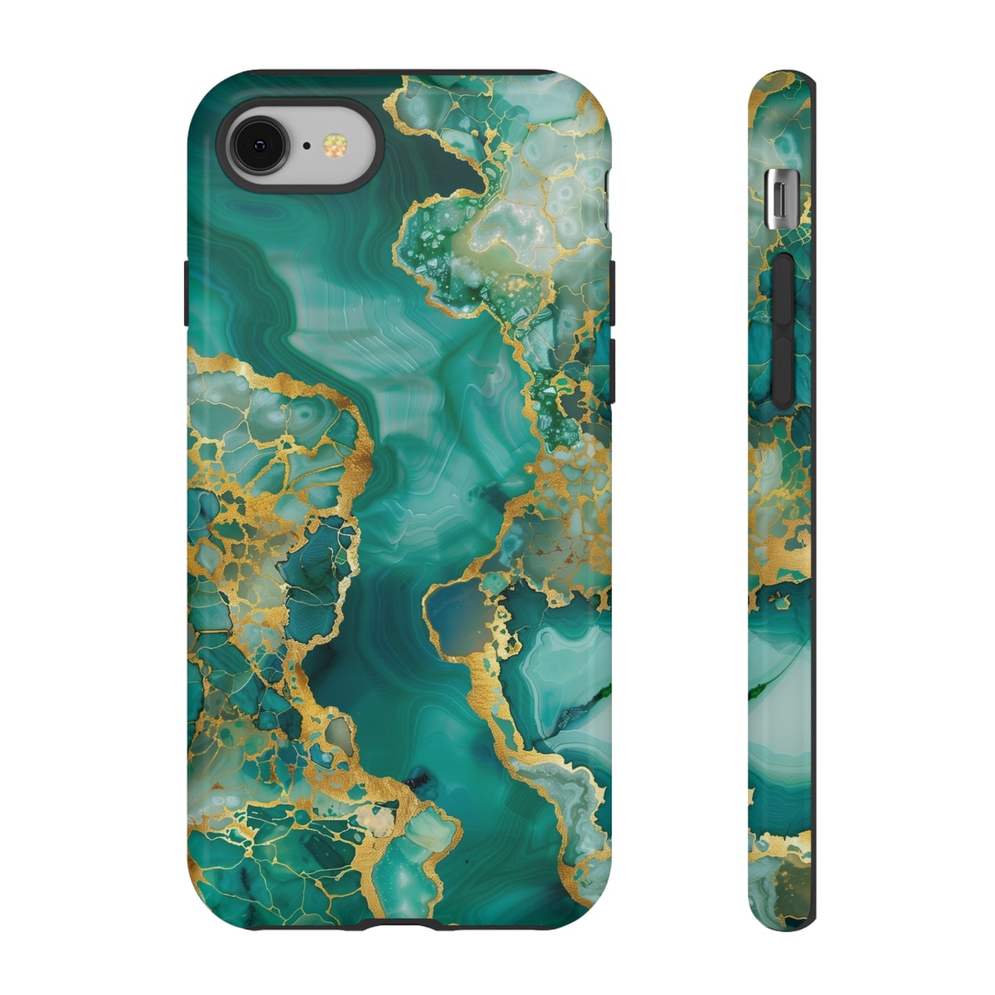 Teal & Gold Tough Cases