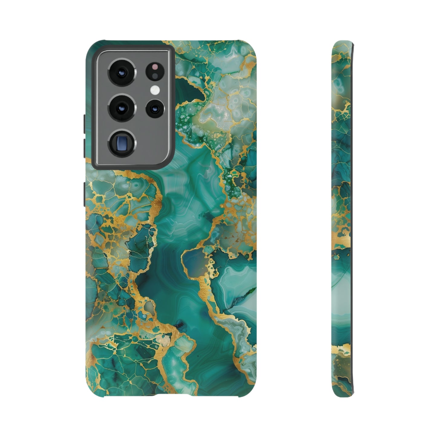 Teal & Gold Tough Cases