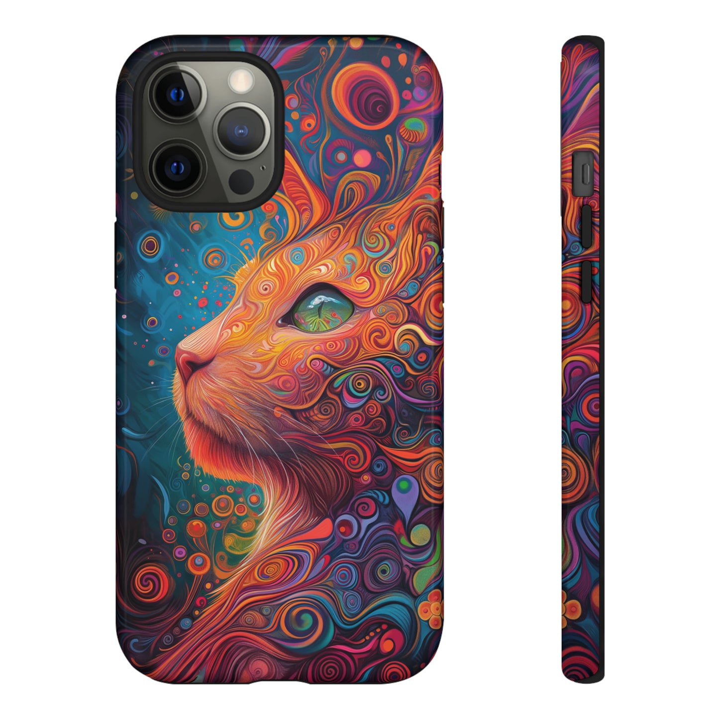 Colorful Cat Tough Cases