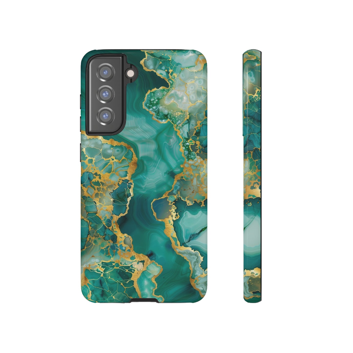 Teal & Gold Tough Cases