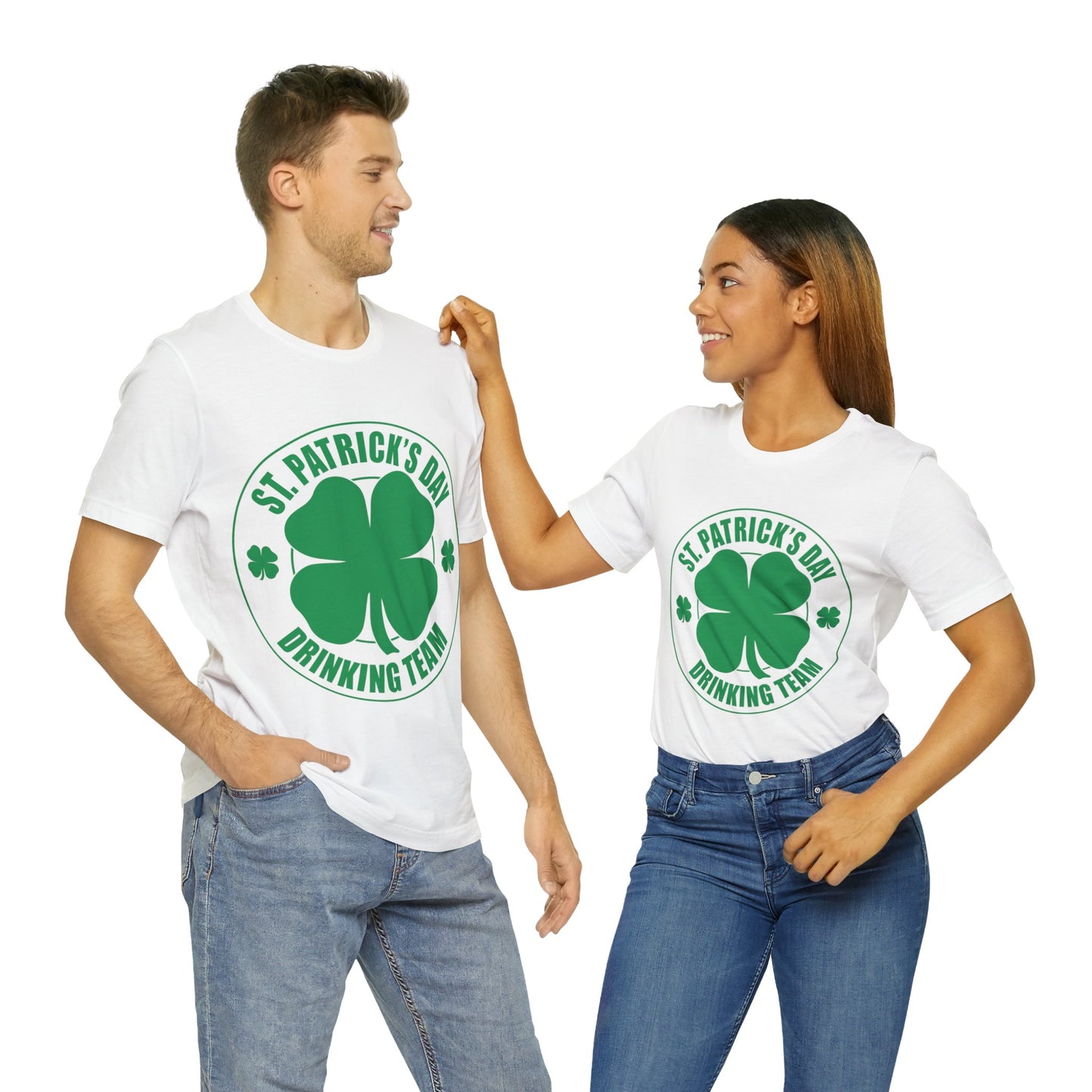 St Patrick's Day Drinking Team Unisex Jersey Short Sleeve Tee