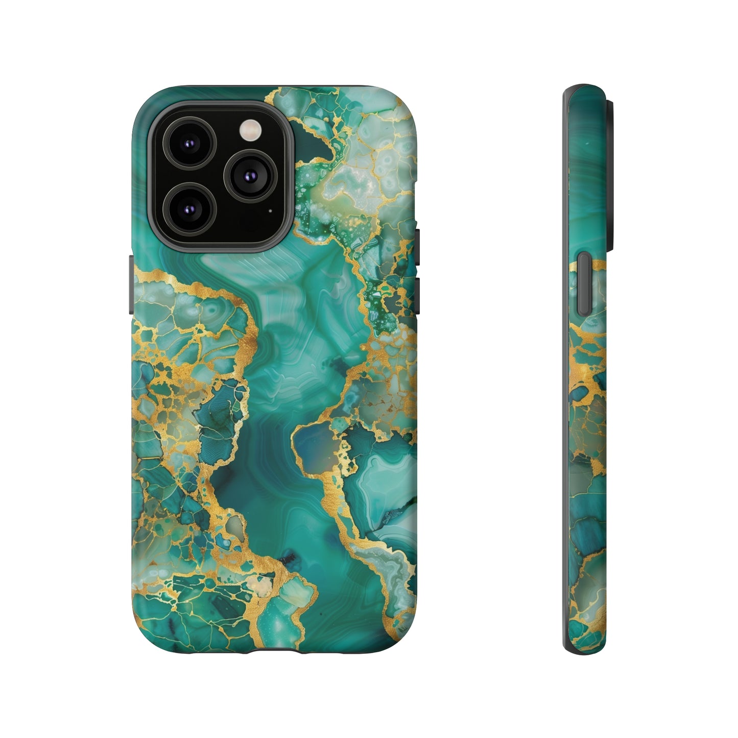 Teal & Gold Tough Cases