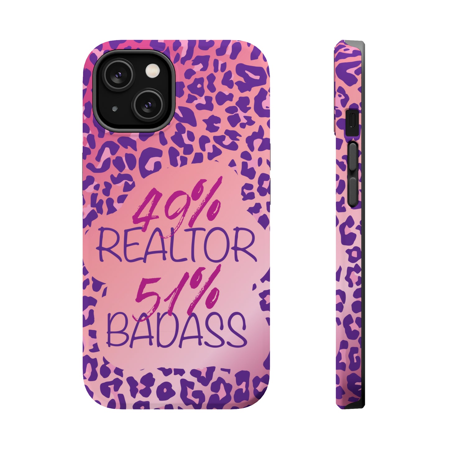 Pink Realtor Badass  MagSafe Tough Cases