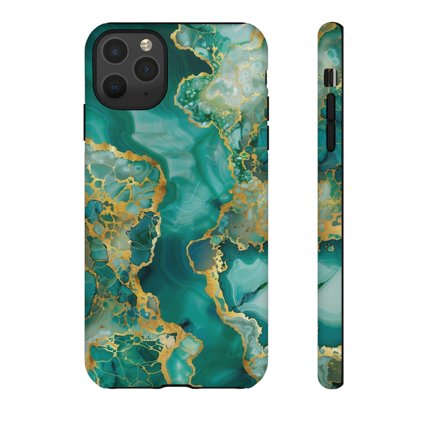 Teal & Gold Tough Cases