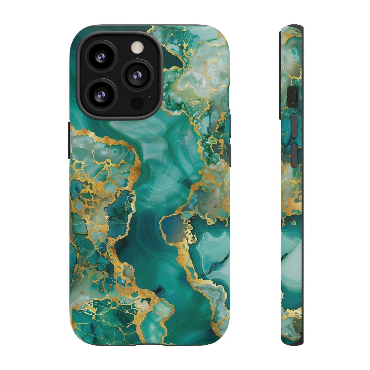 Teal & Gold Tough Cases