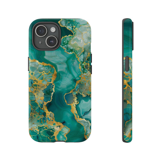 Teal & Gold Tough Cases