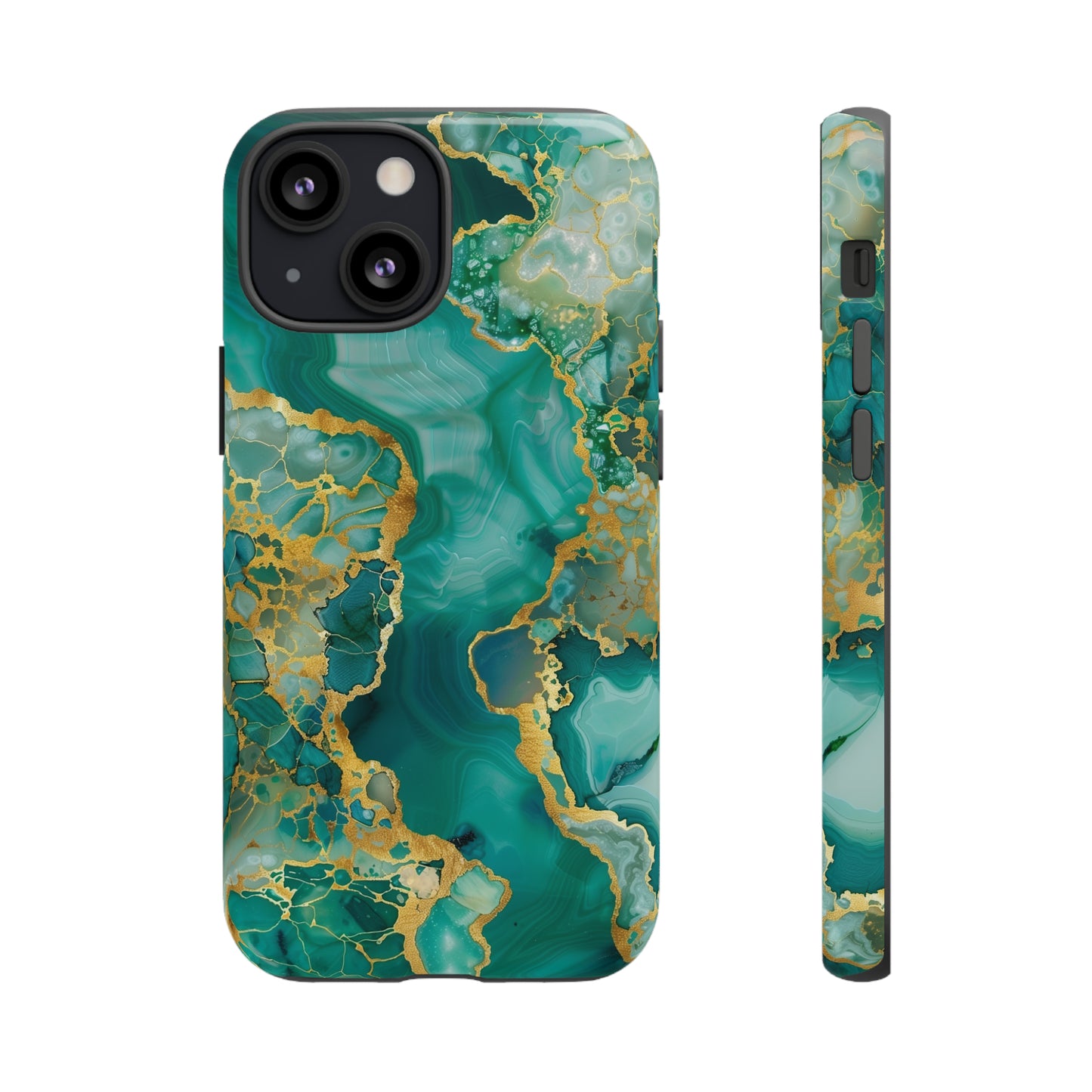 Teal & Gold Tough Cases