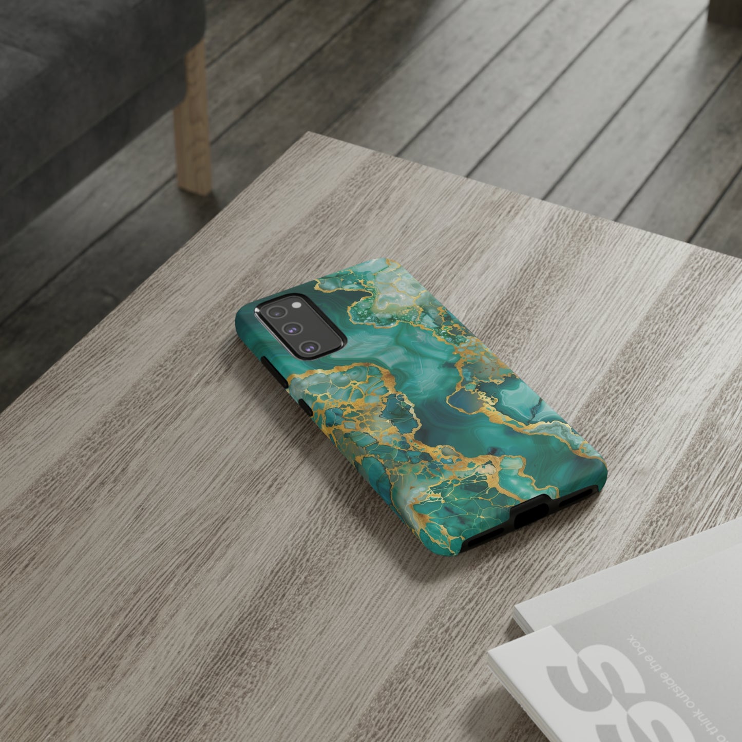 Teal & Gold Tough Cases