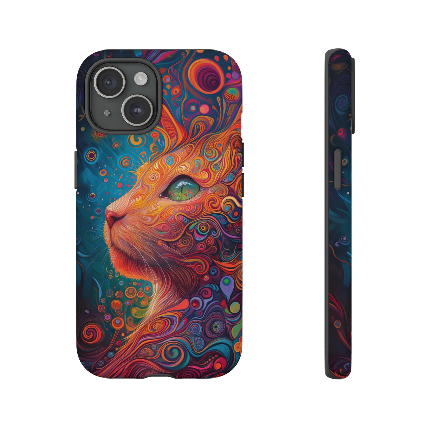 Colorful Cat Tough Cases