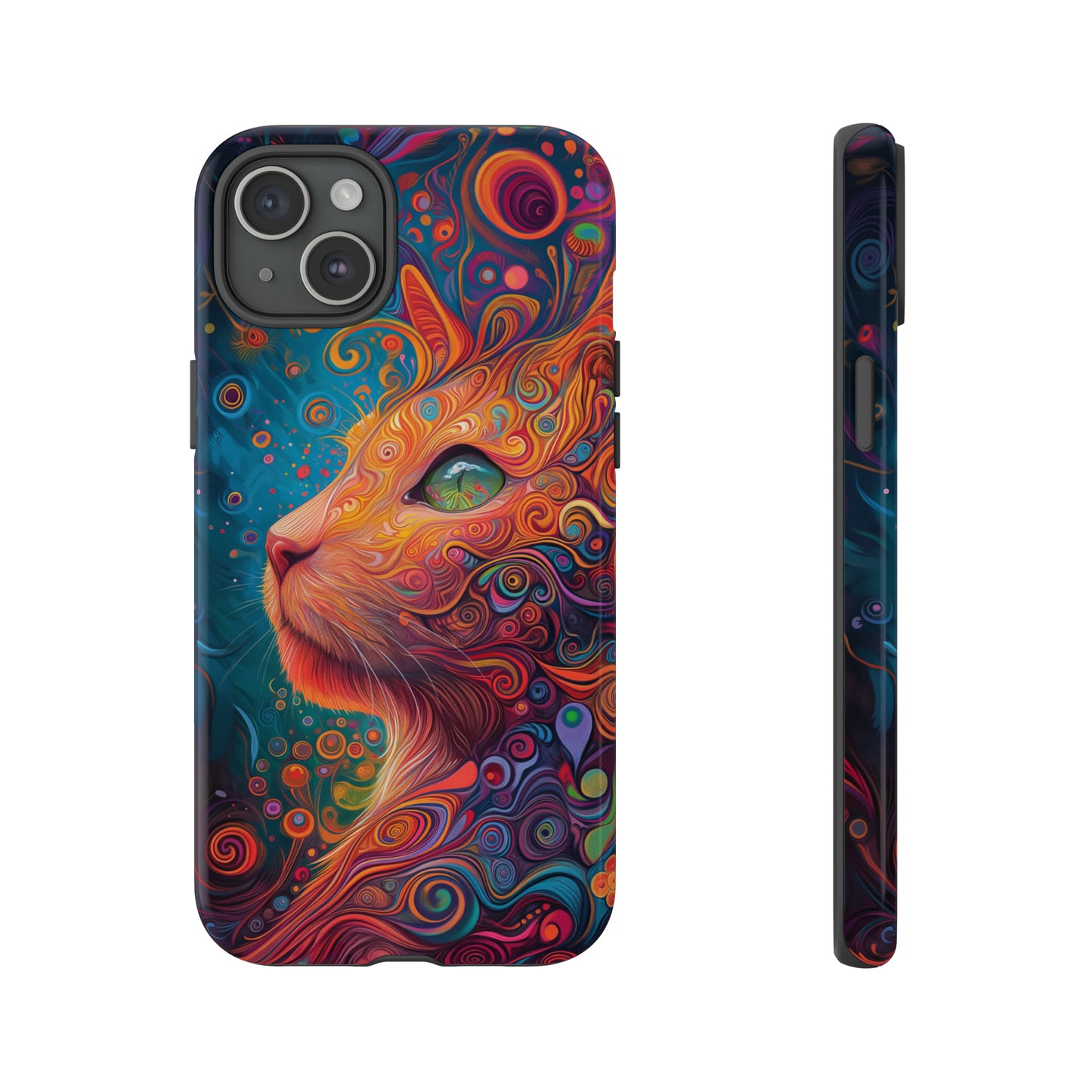 Colorful Cat Tough Cases