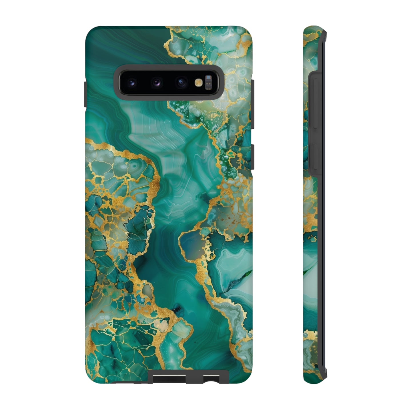 Teal & Gold Tough Cases