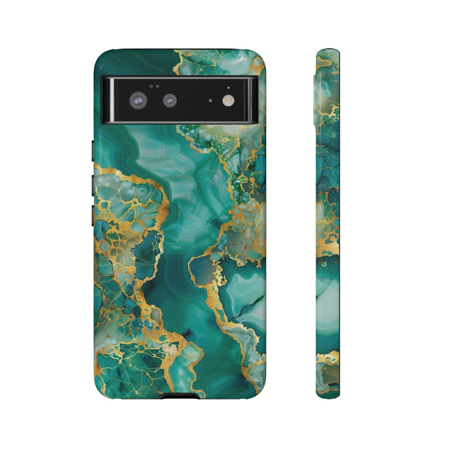 Teal & Gold Tough Cases