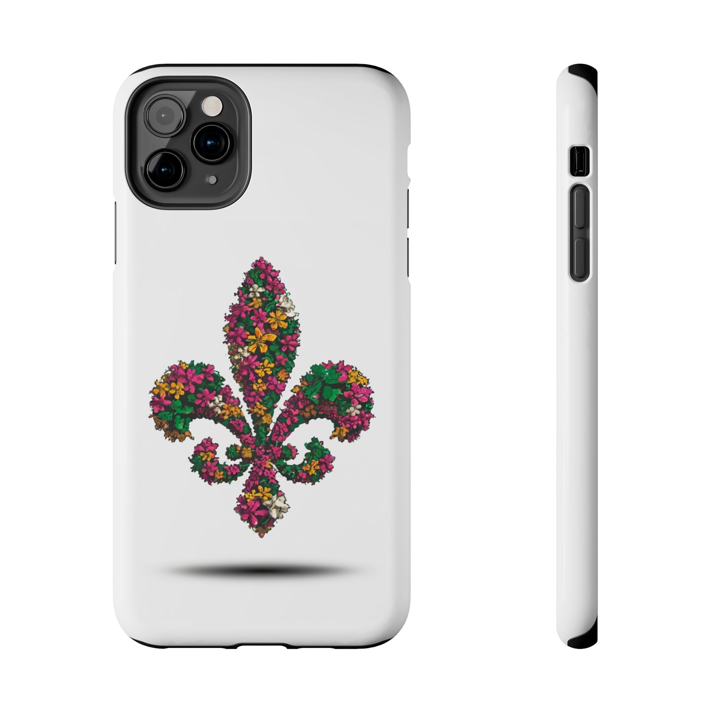 Fleur De Lis in Flowers Tough Phone Cases