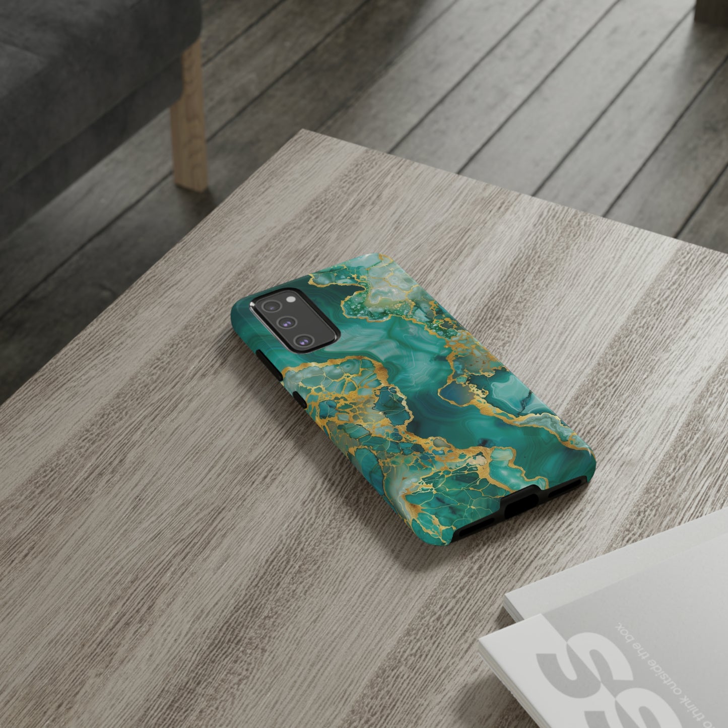 Teal & Gold Tough Cases